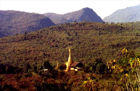 Small temple on a hill